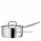 【缺貨】WMF Gourmet Plus 五星 不銹鋼單柄鍋 (含蓋) 20cm #0726206030