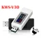 【檢測儀】KWS-V30 MX19 QC USB 3.0 電流 電壓 檢測儀 充電 數位顯示 檢測表 電池容量 測試