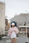 天空棉花糖-韓國羊羔毛澎袖連帽外套
