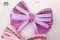 緞語之戀蝴蝶結(Lace Romance Bow)｜雙色｜粉色｜紫色｜仙女色系｜裝飾｜緞帶用途｜髮飾｜婚禮｜春天