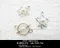 A1845/A1846 鑲珍珠雙吊掛飾(2入)  (Pearl Accessories)