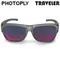 台灣製PHOTOPLY少色偏TRAVELER套鏡墨鏡太陽眼鏡TR2-00I6(SBR紫紅電鍍;抗100%紫外線.85%藍光.70%近紅外線;防爆)套鏡墨鏡 亦可作抗藍光眼鏡