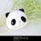 A1455-1 可愛熊貓臉金屬配件 1入  (Panda Décor)