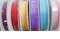 K448-15 條紋雪紗帶 15mm  (K448-15 Striped Sheer Ribbon 15mm )