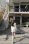 韓國小香鈕扣外套(有墊肩)+韓國小香開叉短裙 套裝