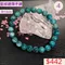 🌸貞緣水晶飾品🌸AB022藍綠鋰輝手鍊8+mm