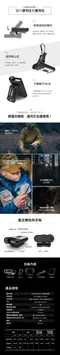 [ CLAYMORE ]  65A+ 輕量型夾帽燈-兩色｜頭燈 露營燈 釣魚燈 照明燈 登山燈