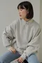 水洗長袖口短衛衣-五色