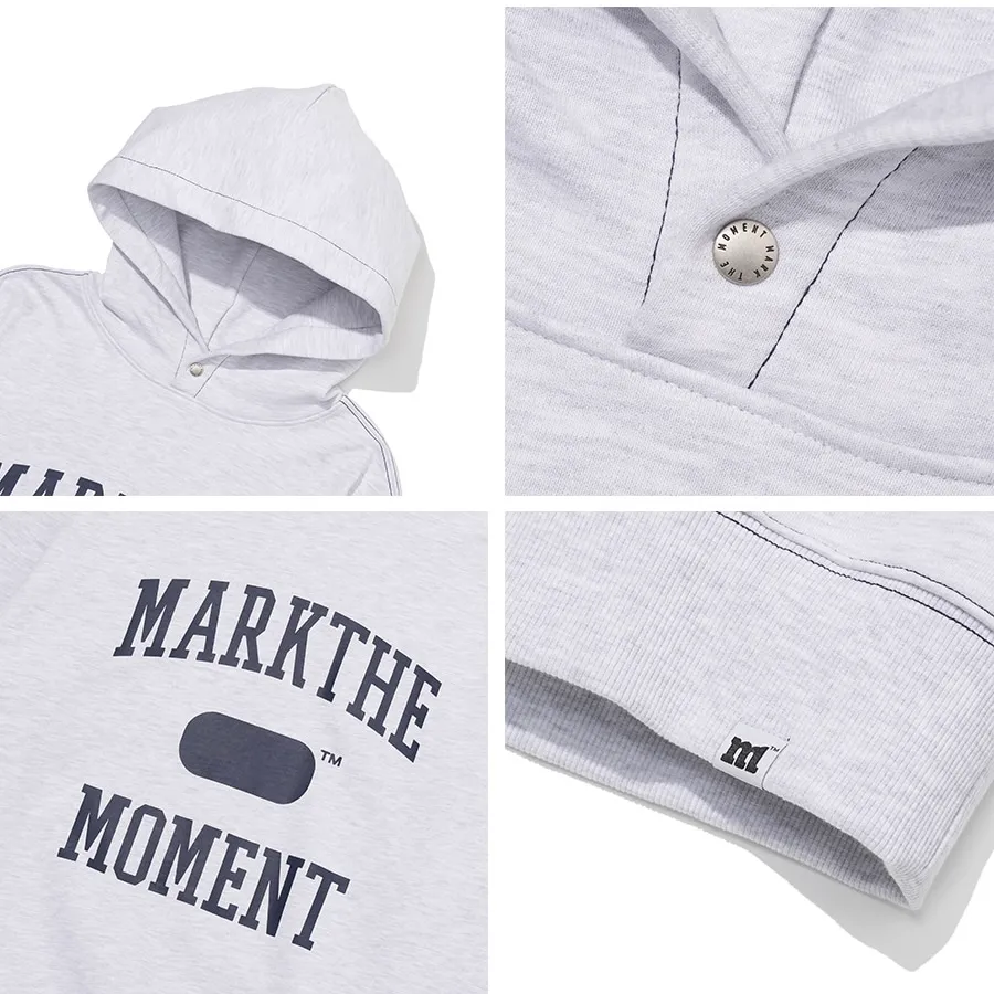 MARKM☆ジョンハン/MARK THE MOMENT SLOGAN STITCH POINT HOODIE MARKM THE MOMENT SLOGAN STITCH POINT HOODIE SEVENTEEN 淨漢同款