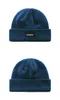 【23FW】mahagrid 小黑標LOGO短毛帽(藍)
