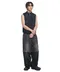 【25SS】Nomanual 復古拼接牛仔寬褲(黑)