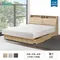 長島 插座床頭、收納抽屜床底、舒柔硬床 三件組 雙大6尺