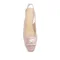 SANSA 真皮氣質飾釦裸跟鞋-粉色