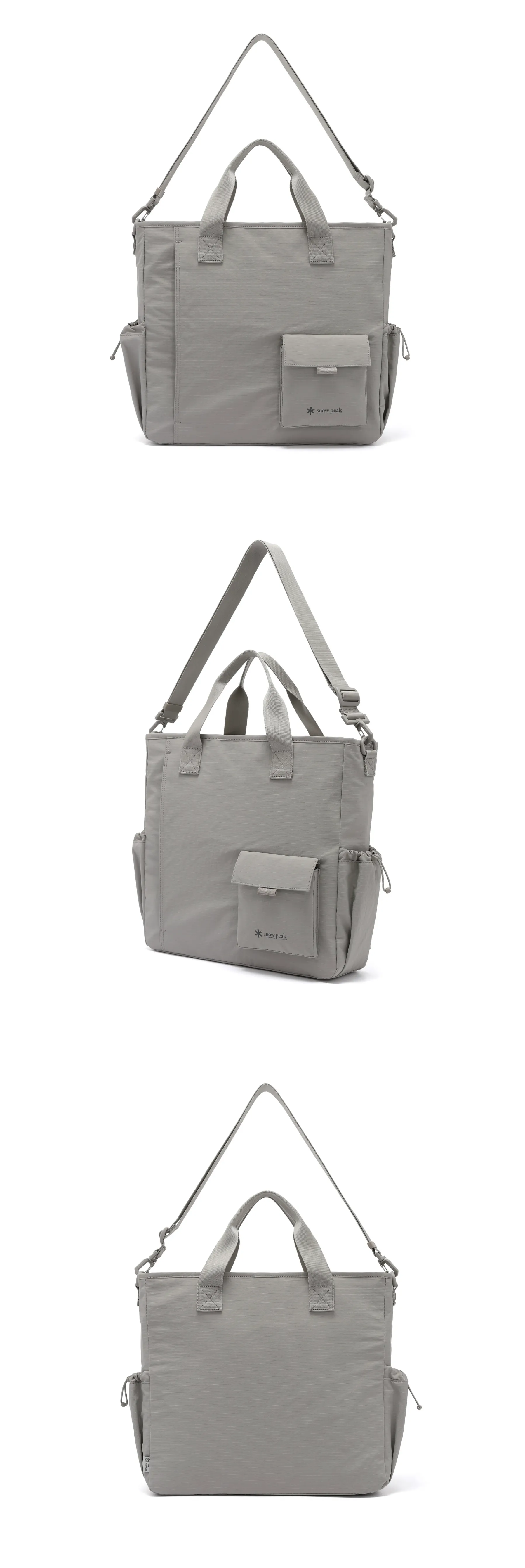 SNOWPEAK■Dual Tech Alpha Tote Bag ■送料込 新款開季7折預購中SNOW PEAK DUAL TECH ALPHA TOTE BAG 手提肩