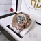 【德國RS】皇家禮鑽滿天星牛皮錶帶系列-白銀