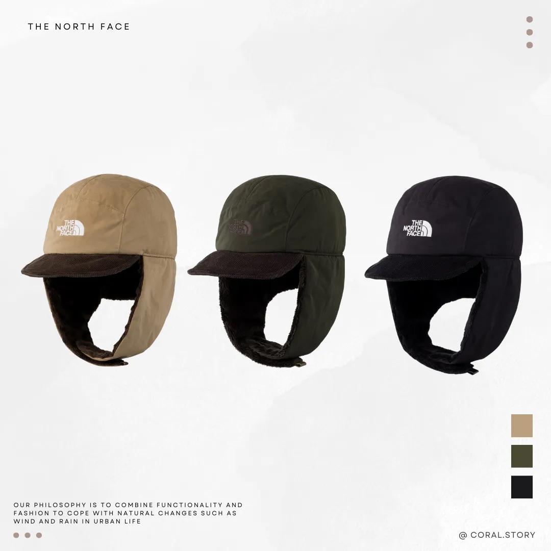 🏷️ Super Sale THE NORTH FACE WAXED COTTON EARMUFF CAP 遮耳