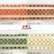 W451 鐵絲雙銀邊銀正方形格紋緞帶 62mm  (W451 PLAID RIBBON 62mm )