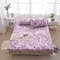 200織紗精梳棉三件式床包組(雙人)紫牡丹