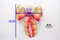 彩虹格子蝴蝶結(PF64-2/Rainbow Plaid Butterfly Bow) ｜手作｜布置｜黃色｜緞帶用途