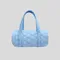 nounou누누－Quilting Cylinder Bag Blue藍色衍縫旅行袋