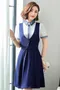 【預購】修身收腰連身裙-藍 CZ-1901藍