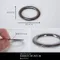 A1192-1 橢圓金屬配件 5入  (A1192-1 Metallic Ring Décor)