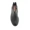 BEVAN 羊皮金屬釦拉鍊短筒靴-黑色