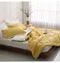 牛奶絲好眠水洗被枕組(180x210cm-雙人)暖陽黃