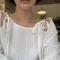 LINENNE－yooa ribbon blouse (ivory)