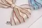 優雅扇舞蝴蝶結 (Elegant Fan-shaped Bow)｜淺藍｜淺米｜淺綠｜裝飾｜緞帶用途｜春天｜古典｜雪紗