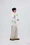 【26SS】韓國 塗鴉拼貼印花長袖襯衫(2色)