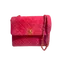 CHANEL Vintage |桃粉紅色 麂皮類方胖三用包 手提/肩背/斜背包