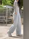 LINENNE－smoothie pin tuck pants (2color)：針褶棉質寬褲