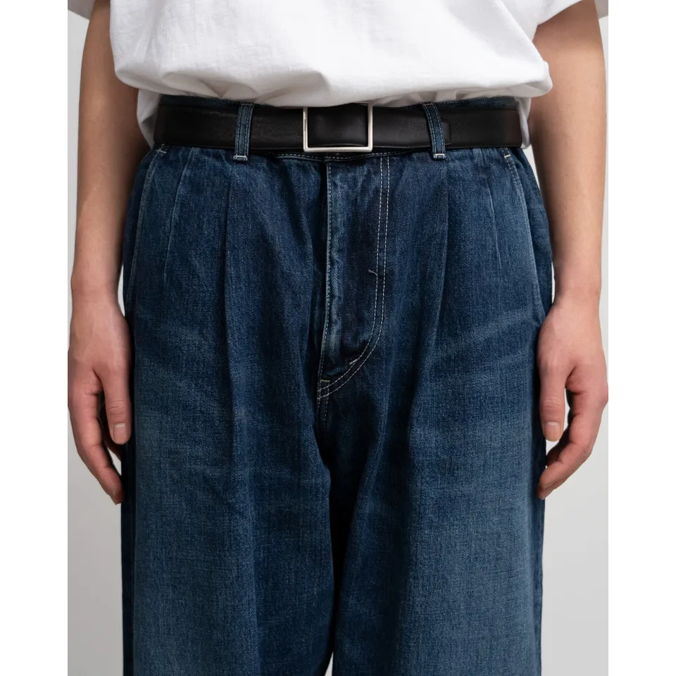 現貨】Graphpaper|2024AW Selvage Denim Two Tuck Tapered 現貨】Graphpaper|2024AW Selvage Denim Two Tuck Tapered