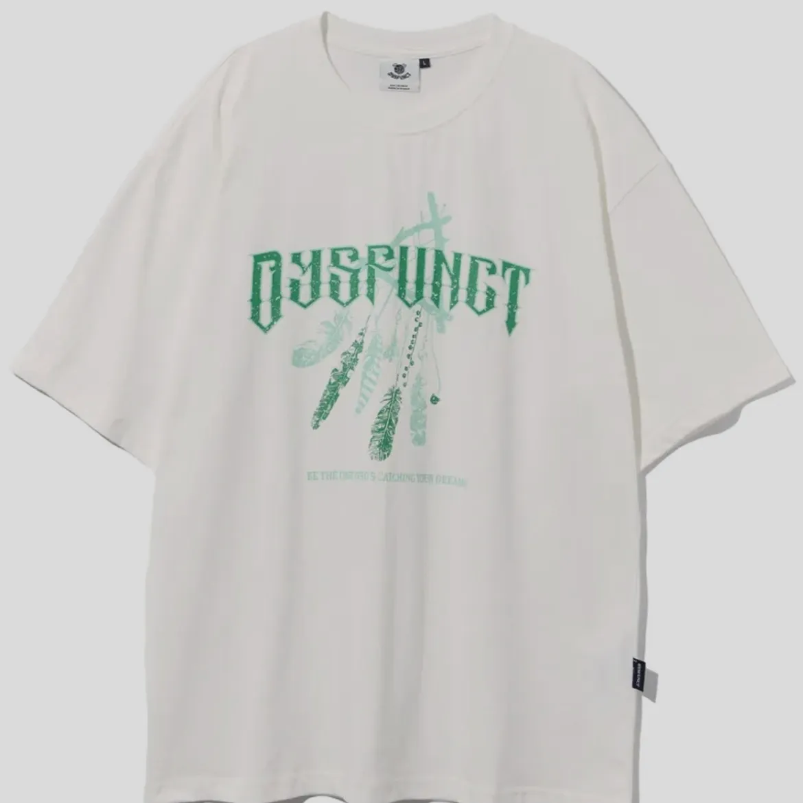DYSFUNCT☆DREAM CATCHER PIGMENT T-SHIRT DREAM CATCHER PIGMENT T-SHIRT (BEIGE) - DYSFUNCT