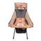 LF-20L9 棕色漸層民俗圖騰高背椅 Brown Gradient Folk Custom Totem High Back Chair