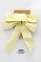 亞麻條紋風蝴蝶結 (K1352/Linen Striped Style Butterfly Bow) ｜手作｜布置｜織帶｜緞帶用途