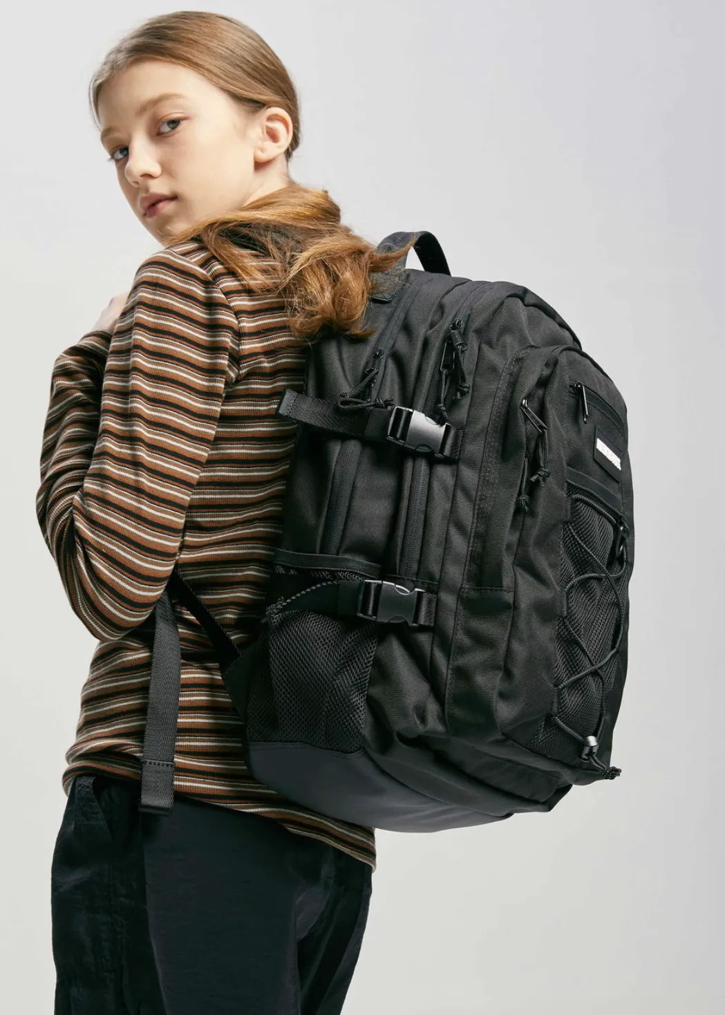 NEIKIDNIS MESH STRING BACKPACK 韓國抽繩雙肩包後背包