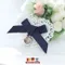 A1226 蝴蝶結蕾絲愛心DIY配件  (Lace Heart Decoir)