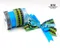 <特惠套組>夢幻的蘭綠色宇宙緞帶套組 禮盒包裝 蝴蝶結 手工材料