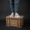 棕褐【HIDE OFF】CargoBox 棋盤風格裝備收納箱