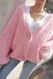 ✈韓國巨可愛手工澎袖針織外套