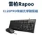 【Rapoo 雷柏】X120PRO 有線光學 鍵盤滑鼠組 USB接頭 靈敏定位 穩定操控 左右手對稱設計 台灣公司貨