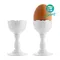 【缺貨】ALESSI 破蛋杯(白) DRESSED EIERBECH MIT OPENER B #MW14SET W