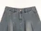 LINENNE－pleats denim skirt (medium blue)：刷色百摺牛仔短裙