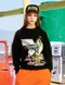 Blacx 天鵝與車大學Tee(黑)