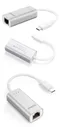 美國Anker乙太網路轉接器USB-C轉RJ45外接網卡A83410系列(1000Mbps即1Gbps*)適Type-C筆電Apple蘋果Mac Wins Linux電腦**