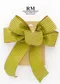 經典線條蝴蝶結 (W805E/Classic Striped Butterfly Bow) ｜手作｜布置｜聖誕｜緞帶用途