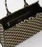 PRADA Large Prada Symbole embroidered fabric handbag