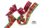 PF141E 聖誕色系格子拷克緞帶-38MM 鐵絲邊 聖誕節 絕版品 格子 緞帶用途 緞帶批發